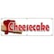 Signmission CHEESECAKE BANNER SIGN bakery crust cream cheese strawberry cake baker B-72 Cheesecake - alternate 1